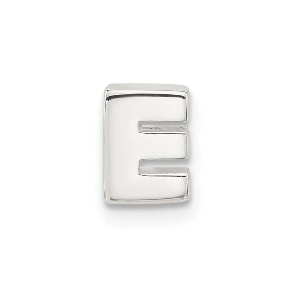 Kazi Luxury Sterling Silver E-Coated Letter E Sli… - image 1